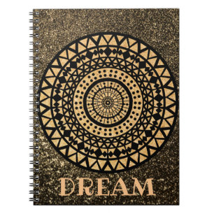 Mandala Gold Dream Thought Gifts Journal Notizblock