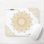 Mandala Gold Mouse Pad Mousepad (Mit Mouse)