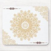 Mandala Gold Mouse Pad Mousepad (Vorne)
