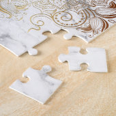 Mandala - Gold u. Marmor Puzzle (Seite)