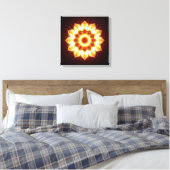 Mandala golden lightning leinwanddruck (Insitu (Schlafzimmer))