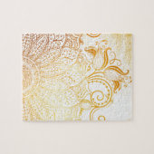 Mandala - goldene Bürste Puzzle (Horizontal)