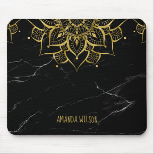 Mandala-Goldmarmor Mousepad