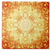 Mandala-Goldmuster auf Fliese (Vorderseite)