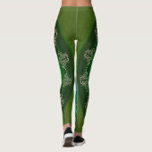 Mandala Green Blue - Leggings (Rückseite)