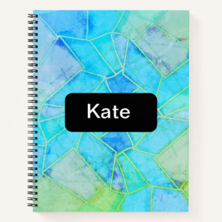 Mandala Green Chalk Sketch Notizblock