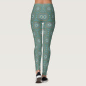 Mandala Green Leggings (Rückseite)