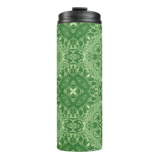 Mandala Green Thermal Tumblers Thermosbecher (Vorderseite)