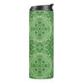 Mandala Green Thermal Tumblers Thermosbecher (Nach links gedreht)