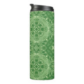 Mandala Green Thermal Tumblers Thermosbecher (Nach rechts gedreht)