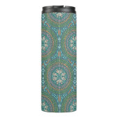 Mandala Green Thermosbecher (Rückseite)