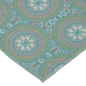 Mandala Green Tischdecke (Schrägansicht)