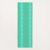 Mandala Green w/Name Yoga Mat Yogamatte (Rückseite)