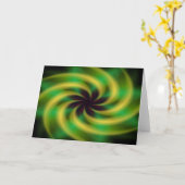 Mandala Greetingcard Karte (Gelbe Blume)