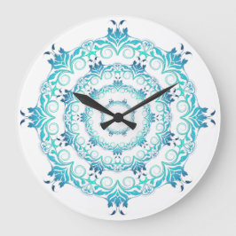 Mandala Große Wanduhr