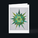 Mandala grün feiertagskarte<br><div class="desc">Mandala grün für Liebe,  Mitgefühl,  Harmonie</div>