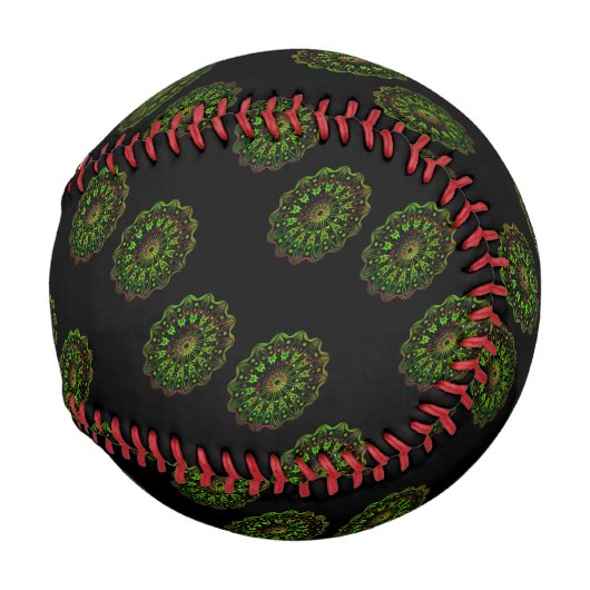 Mandala grün und rosa baseball (Vorne Rechts)