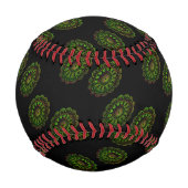Mandala grün und rosa baseball (Vorderseite)