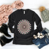 Mandala grün und rosa T-Shirt