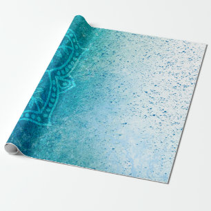 Mandala-Grunge-Muster Geschenkpapier