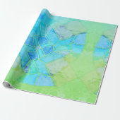Mandala-Grünkreideskizze Geschenkpapier (Ungerollt)