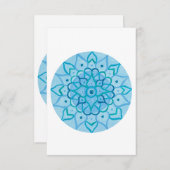 Mandala Grußkarte Dankeskarte (Vorne/Hinten)
