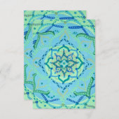 Mandala Grußkarten Dankeskarte (Vorne/Hinten)