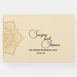 Mandala Guest Book | Luxuriöse Hochzeiten Gästebuch