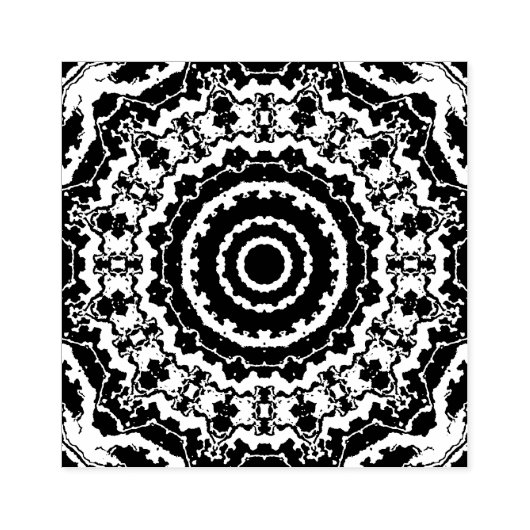 Mandala Gummistempel (Prägung)