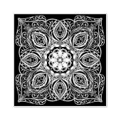 Mandala Gummistempel (Prägung)