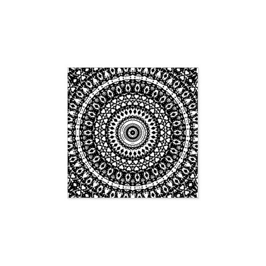 Mandala Gummistempel (Prägung)