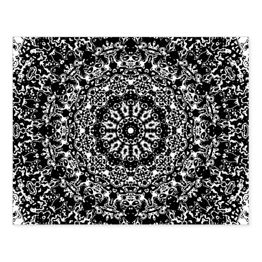 Mandala Gummistempel (Prägung)