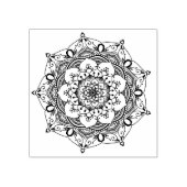 Mandala Gummistempel (Prägung)