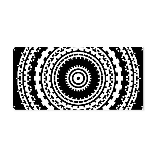 Mandala Gummistempel (Prägung)