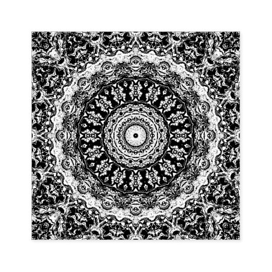 Mandala Gummistempel (Prägung)
