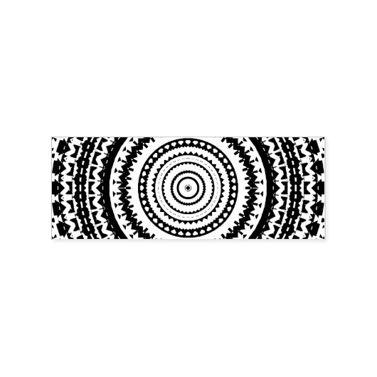 Mandala Gummistempel (Prägung)