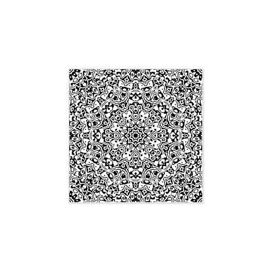Mandala Gummistempel (Prägung)