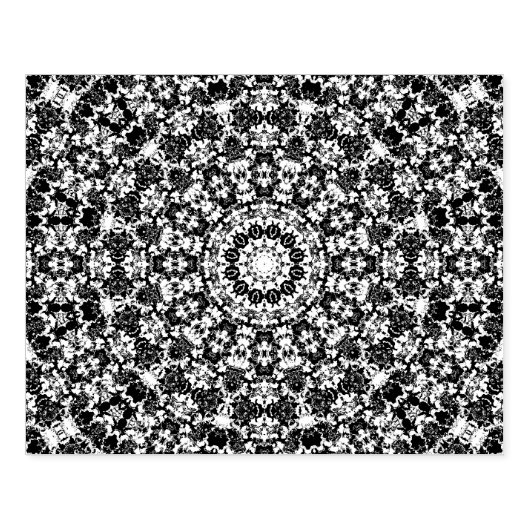 Mandala Gummistempel (Prägung)