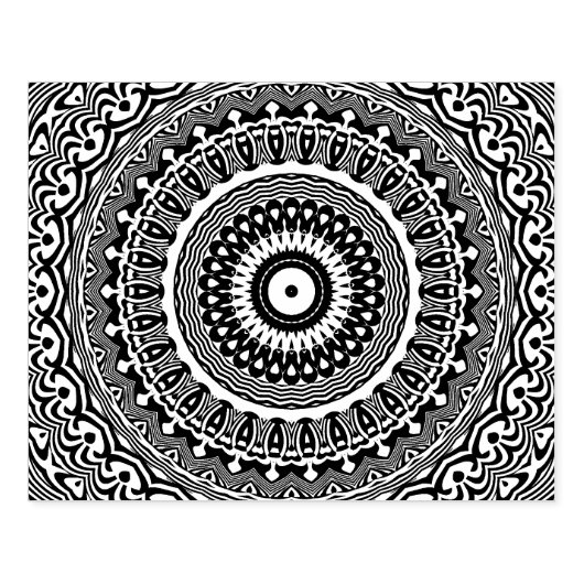 Mandala Gummistempel (Prägung)