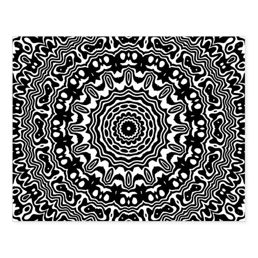 Mandala Gummistempel (Prägung)