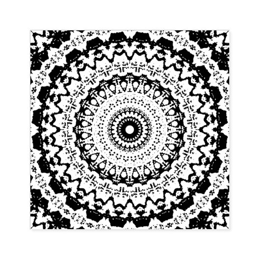 Mandala Gummistempel (Prägung)