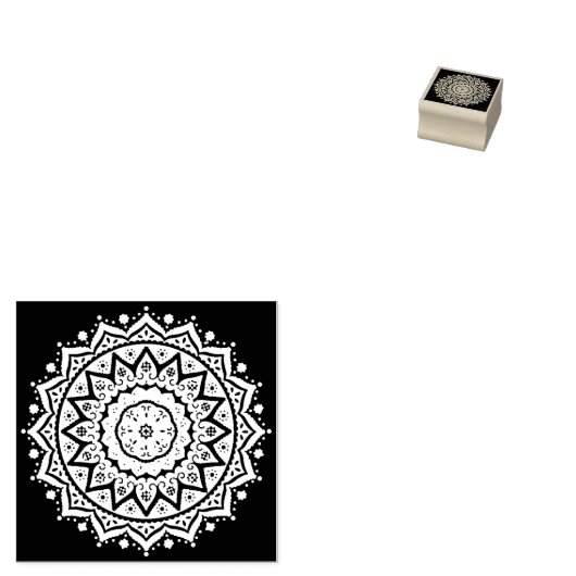 Mandala Gummistempel (Stempel)