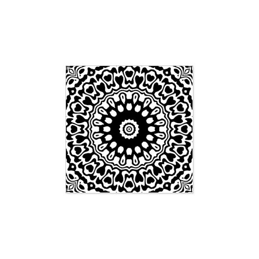 Mandala Gummistempel (Prägung)