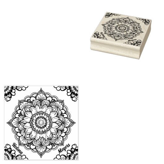 Mandala Gummistempel (Stempel)