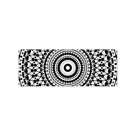 Mandala Gummistempel (Prägung)