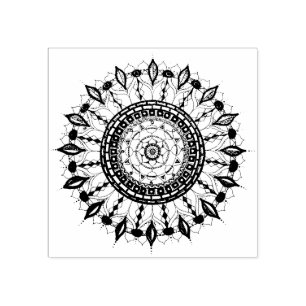 Mandala Gummistempel