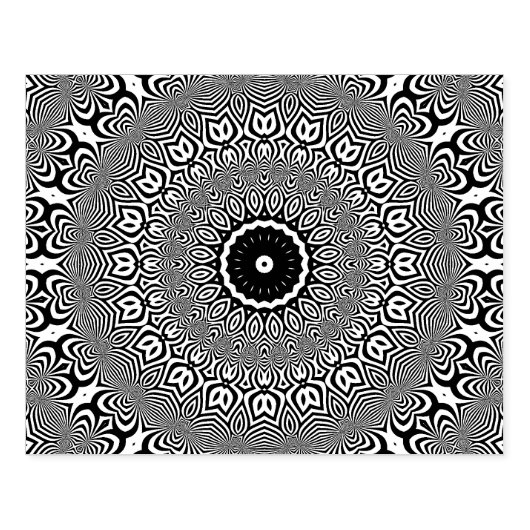 Mandala Gummistempel (Prägung)