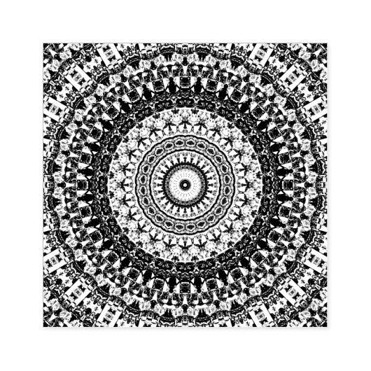 Mandala Gummistempel (Prägung)