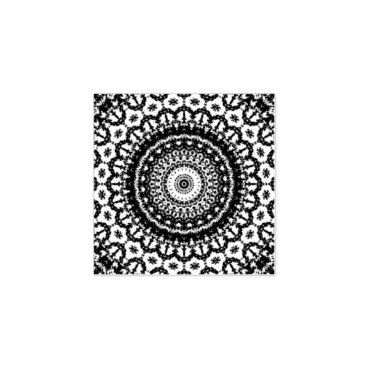 Mandala Gummistempel (Prägung)