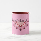 Mandala Gute Vibes Tasse (Zentrum)